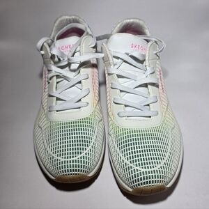 Skechers Women's Multicolor Mesh Sneakers  Air Cooled Memory Foam.